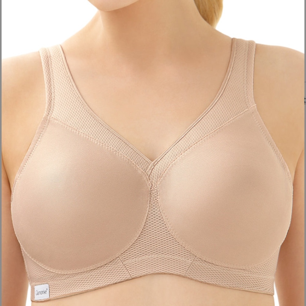 Glamorise TAN Sport Soft Cup,34D. *P1054